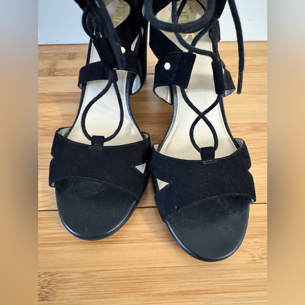 Sam Edelman Black Strappy Heels - Picture 5 of 8